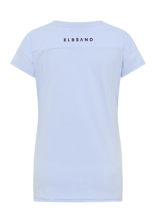 T-Shirt von Elbsand in sky melange