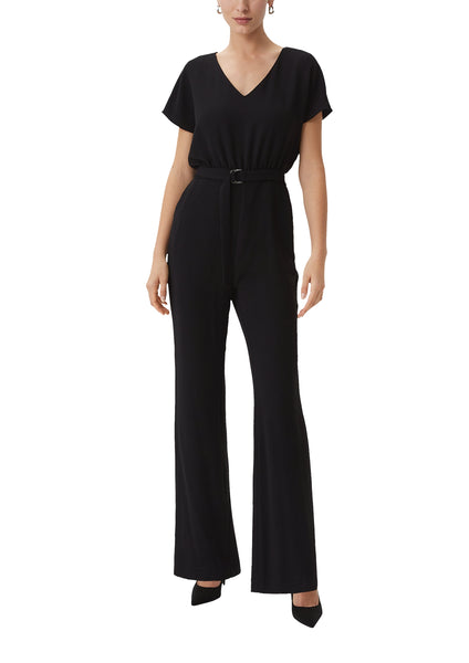 Comma jumpsuit hot sale schwarz