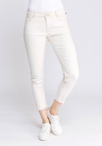 Zhrill Jeans Nova off white, cropped Jeans naturweiß Zhrill, skinny fit Jeans weiß Zhrill