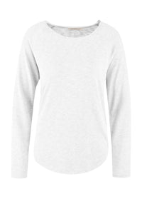 Smith & Soul, Basic Longsleeve, Langarmshirt, offwhite, Baumwolle