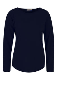 Smith & Soul, Basic Longsleeve, Langarmshirt, marine, dunkelblau, Baumwolle