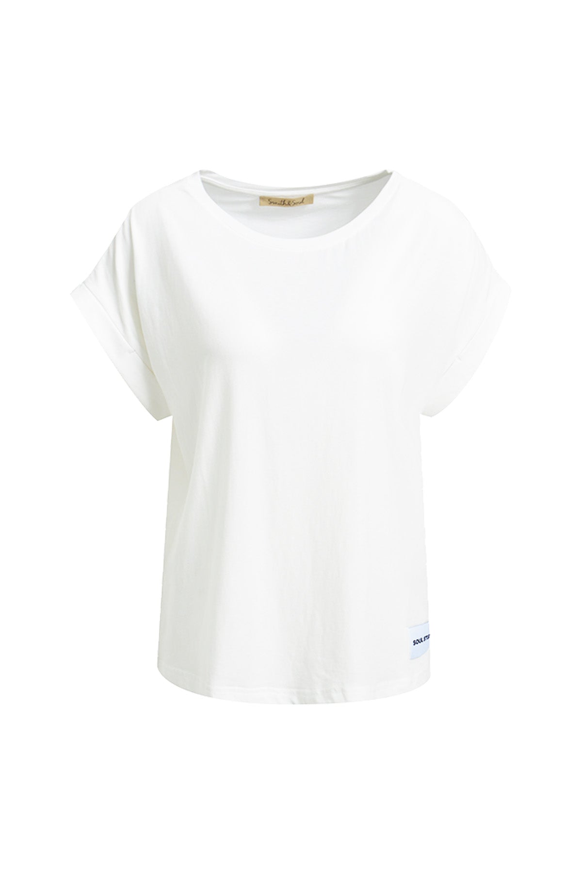 Smith & Soul T-Shirt oversized weiß, white, Rundhalsausschnitt