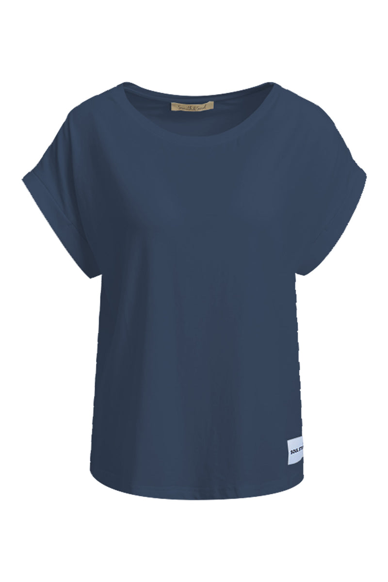 Smith & Soul T-Shirt oversized marine, blau, dunkelblau, Rundhalsausschnitt
