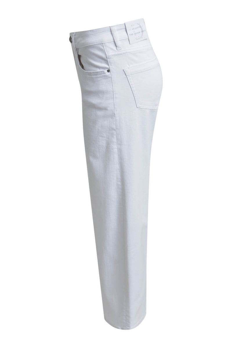 Smith & Soul Jeans Denim Anna Culotte weiß