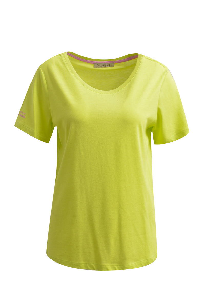 Smith & Soul T-Shirt, 1/2 Shirt, lime, grün, Rundhalsausschnitt