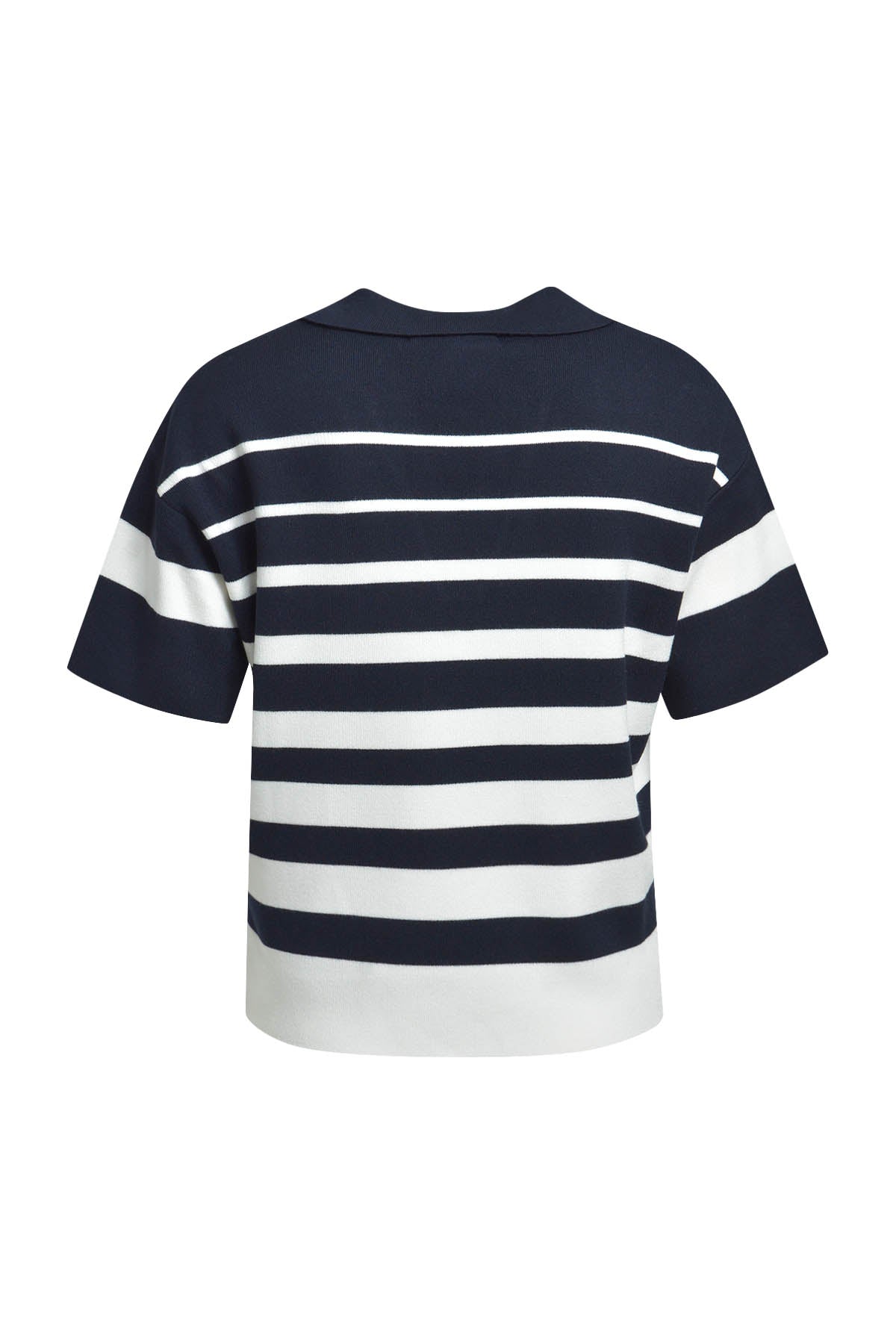 Smith & Soul Kurzarm-Pullover offwhite print