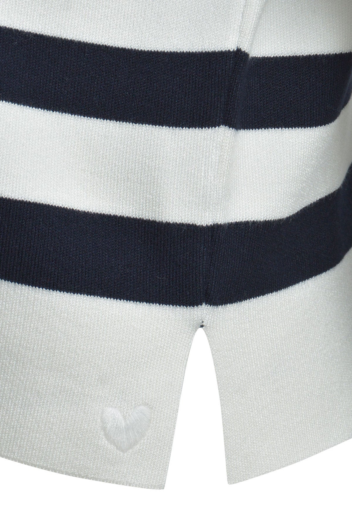 Smith & Soul Kurzarm-Pullover offwhite print