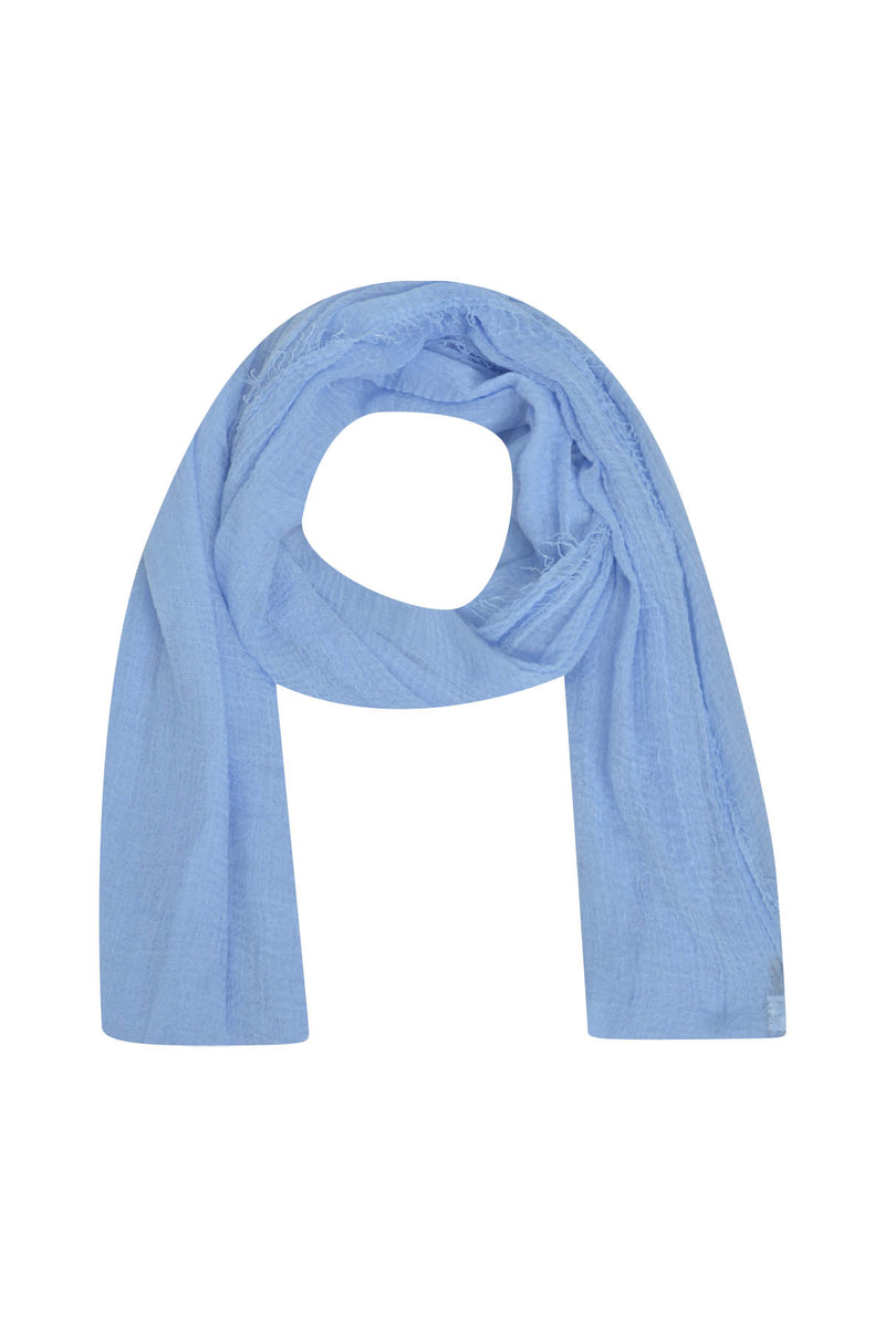 Smith & Soul Schal sky, hellblau, Viskosemischung, ausgefranst, 