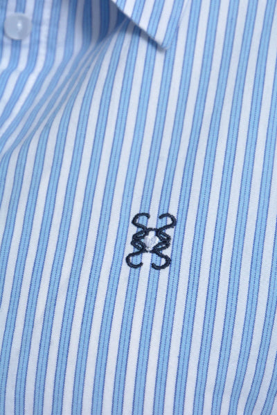 Smith & Soul Bluse gestreift white print