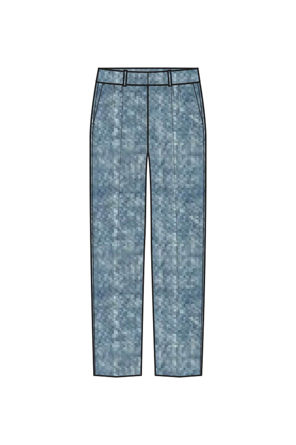 Smith & Soul Hose denim, jeansblau, cropped, Lyocell