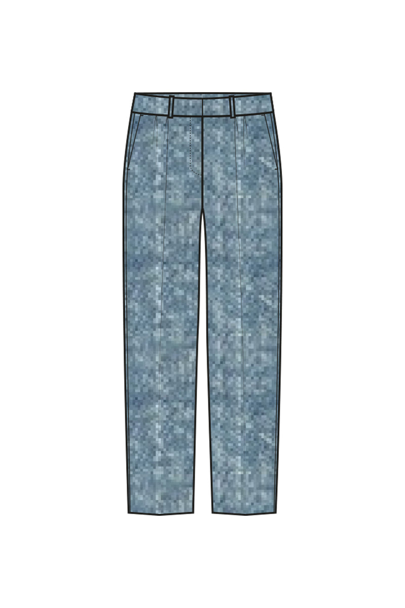 Smith & Soul Hose denim, jeansblau, cropped, Lyocell