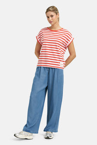 Smith & Soul T-Shirt oversized gestreift sugar