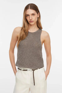 Comma Strickpullunder chocolate mounlié