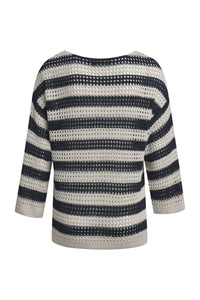Smith & Soul Striped Pullover marine print