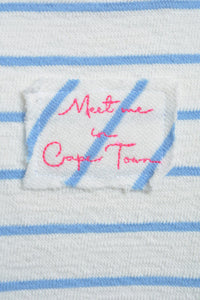 Smith & Soul Boxy T-Shirt gestreift true blue