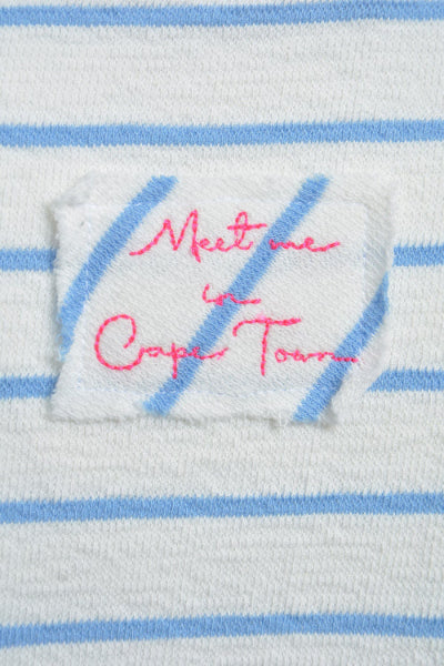 Smith & Soul Boxy T-Shirt gestreift true blue