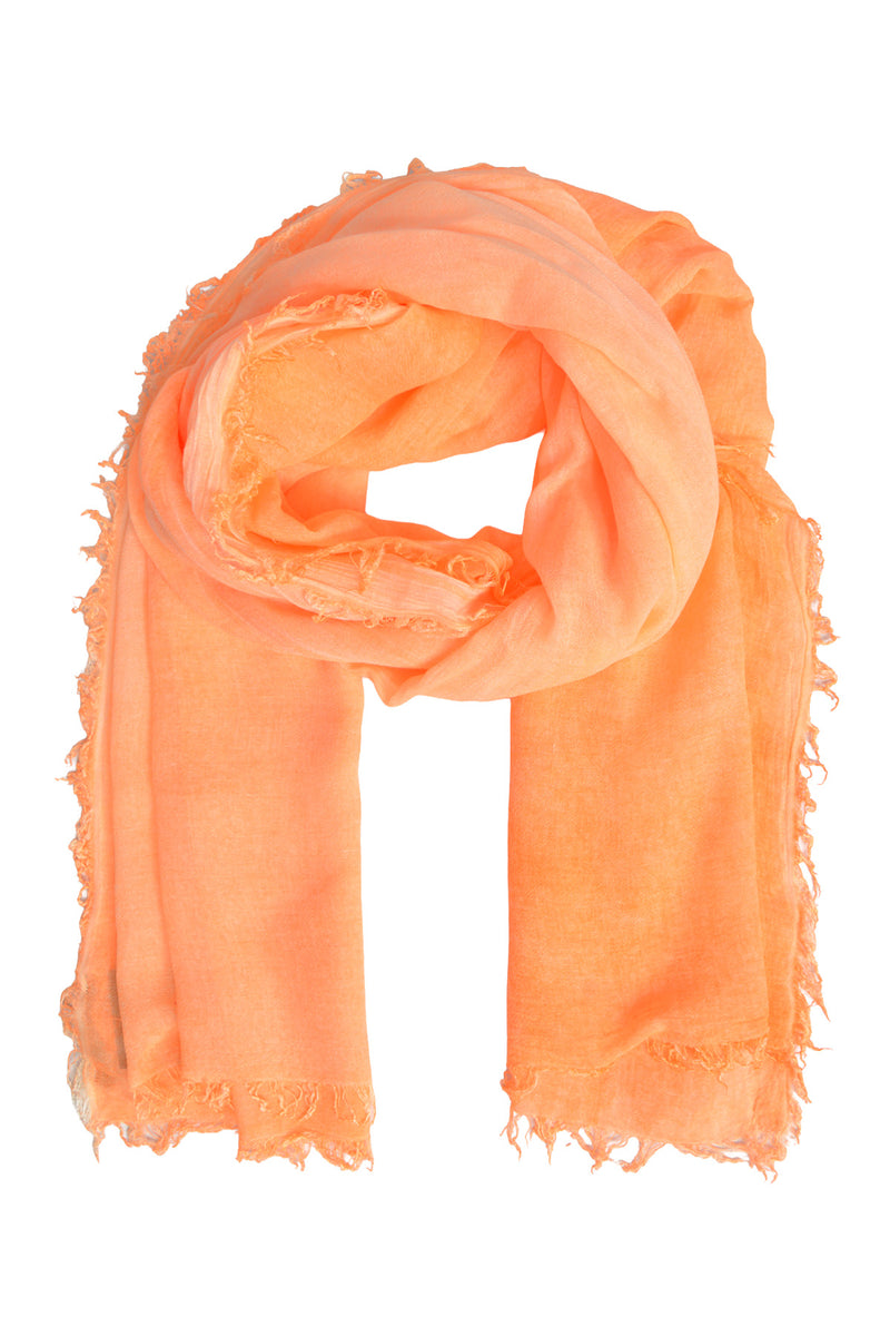 Smith & Soul Schal hot orange, Fransen, Modal