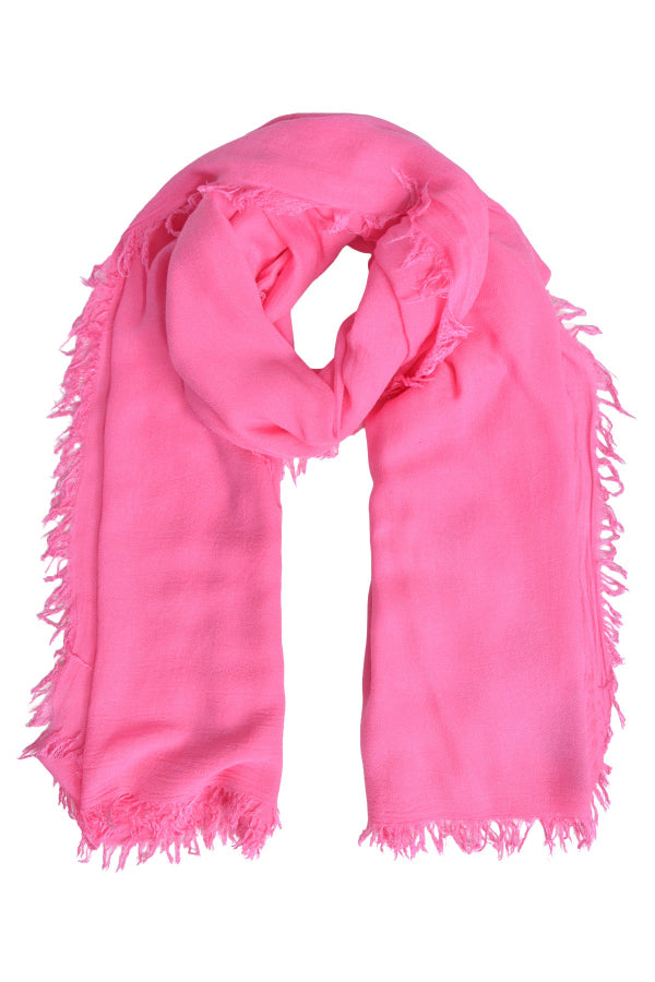 Smith & Soul Schal fuchsia, pink, Fransen