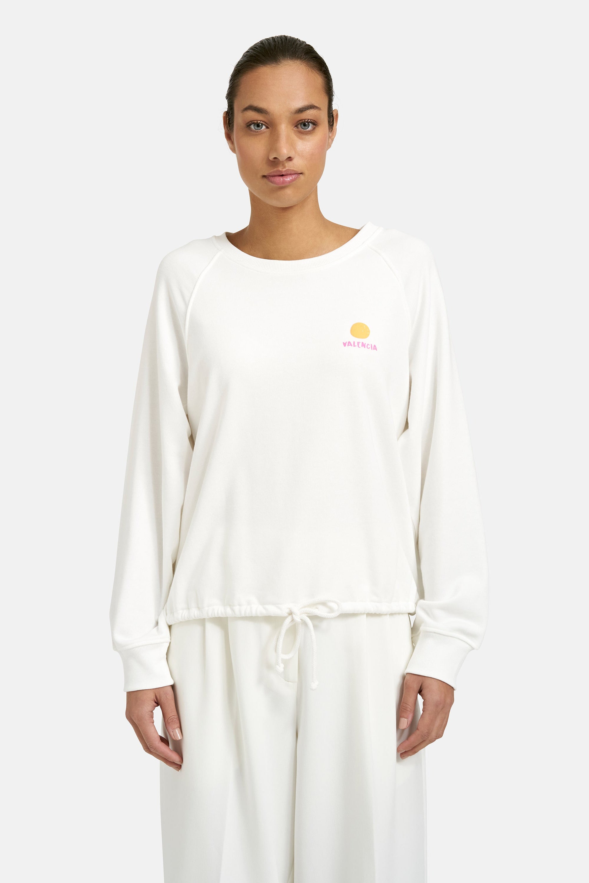 Smith & Soul Sweatshirt mit Print offwhite