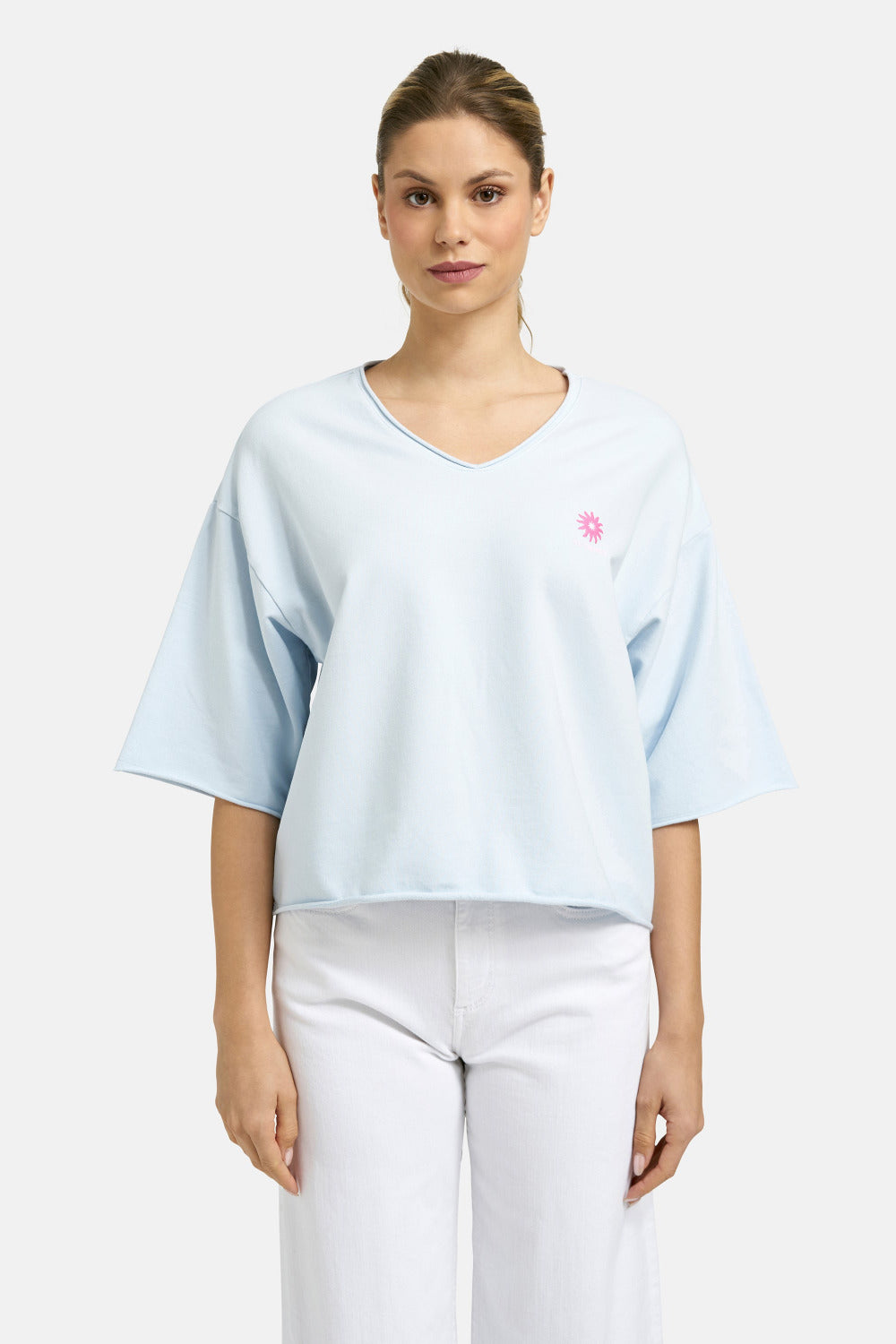 Smith & Soul Boxy Sweatshirt powder blue