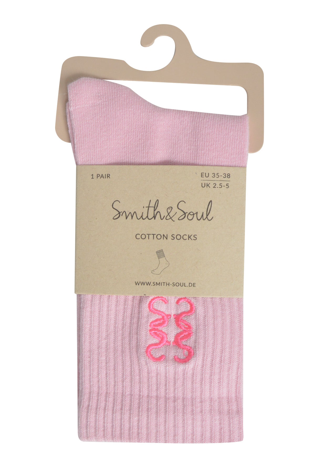 Smith & Soul Socken mit Anagramm candy, rosa
