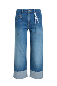 Smith & Soul Jeans Turn Up denim, mittlere Waschung, Taschen, Umschlag