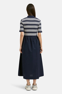Smith & Soul Mix&Match Polokleid marine print