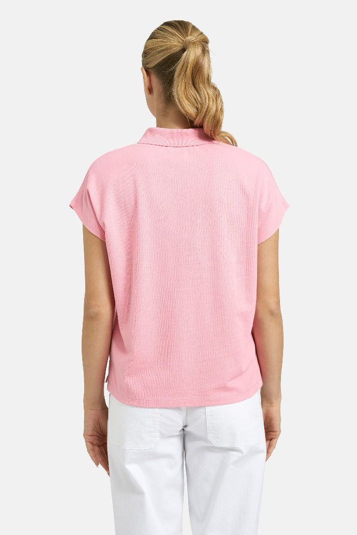 Smith & Soul Oversize Poloshirt bubblegum