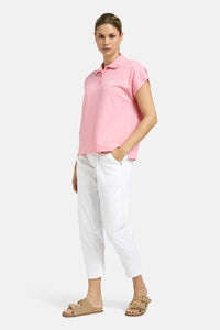 Smith & Soul Oversize Poloshirt bubblegum