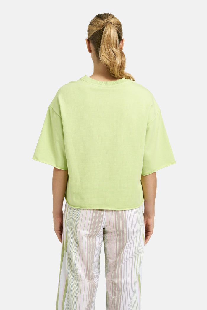 Smith & Soul Boxy College Sweatshirt spring green