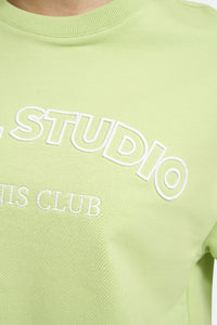 Smith & Soul Boxy College Sweatshirt spring green