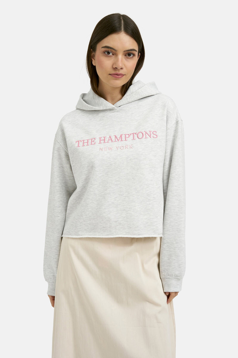 Smith & Soul Boxy Hoodie creamy grey melange