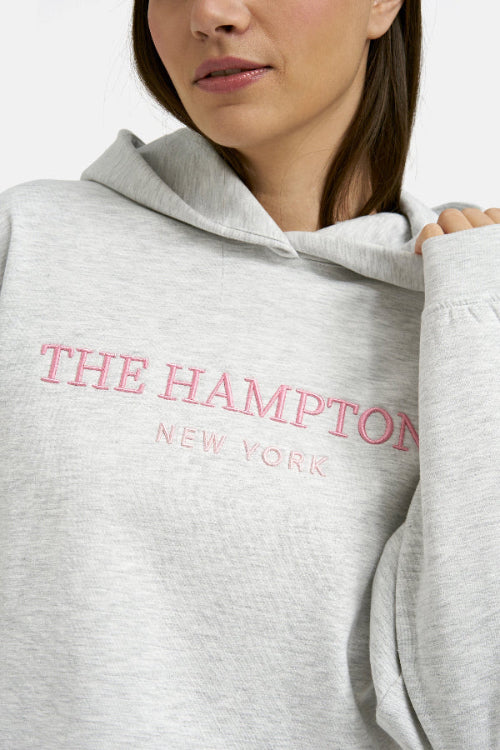 Smith & Soul Boxy Hoodie creamy grey melange