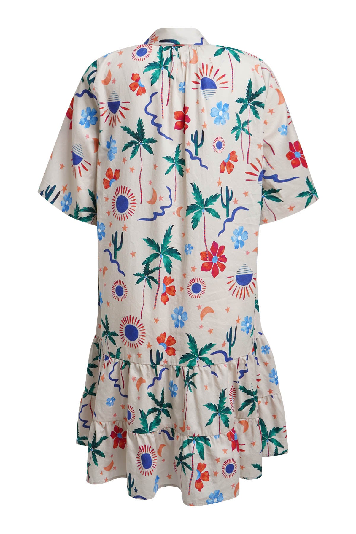 Smith & Soul Sommerkleid beige print