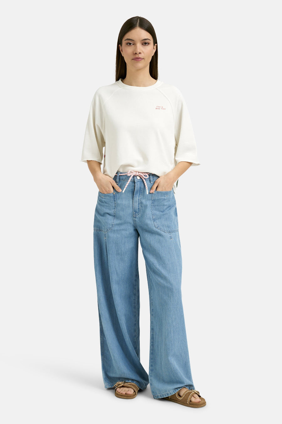 Smith & Soul Boxy Sweatshirt offwhite