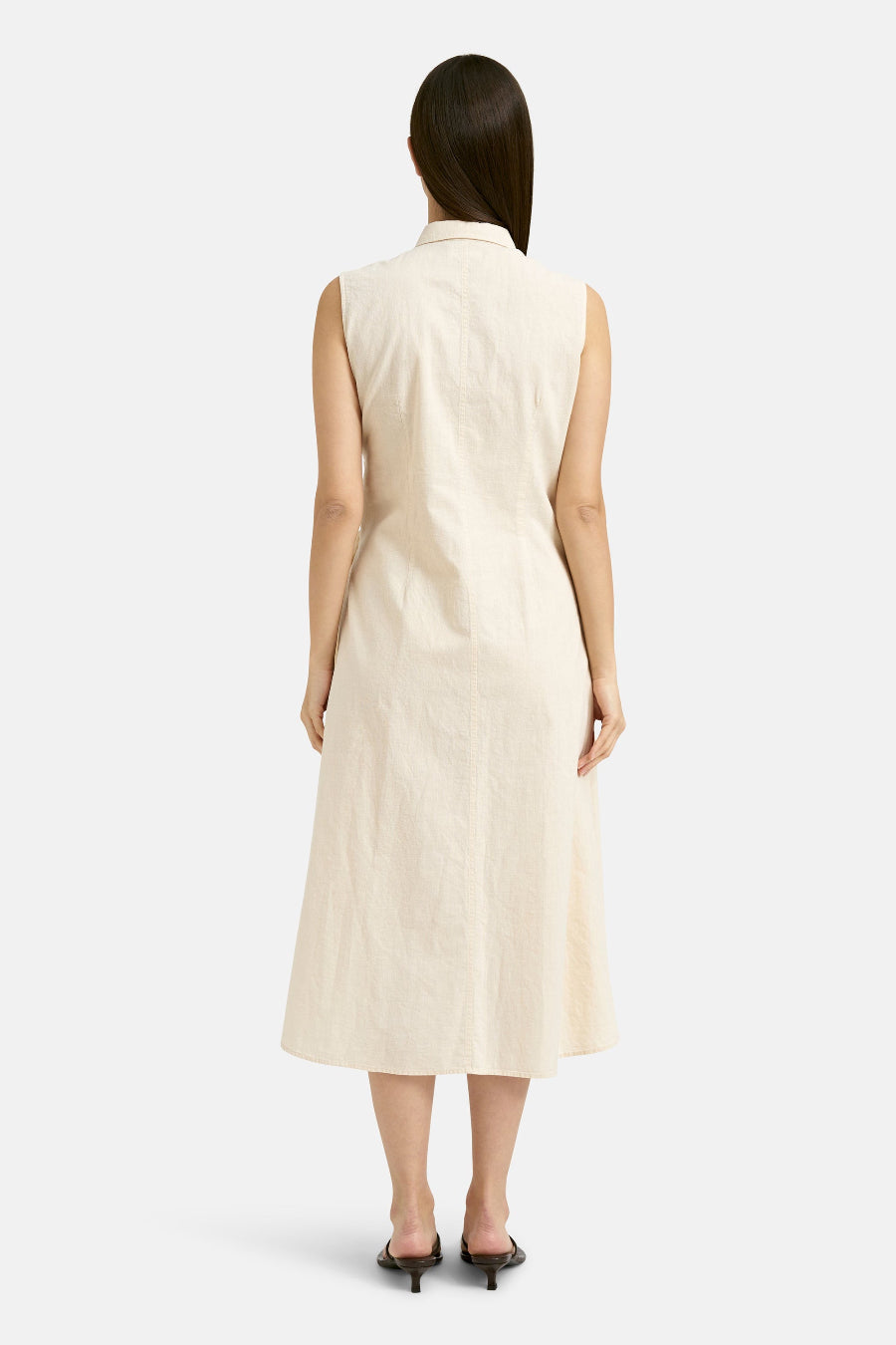 Smith & Soul Kleid geknotet beige