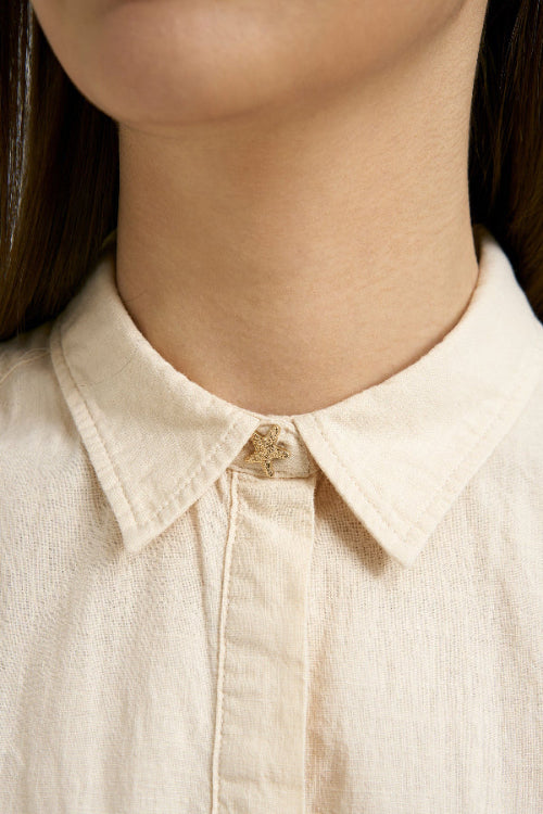 Smith & Soul Kleid geknotet beige