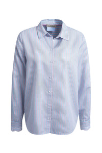 Smith & Soul Bluse gestreift sky print