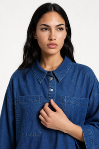 Smith & Soul Polobluse denim