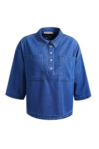 Smith & Soul Polobluse denim