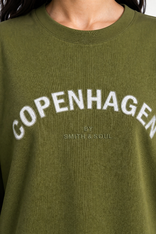 Smith & Soul Boxy Sweatshirt olive