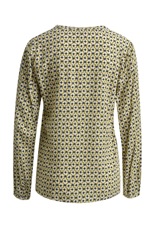 Smith & Soul Bluse oliv print