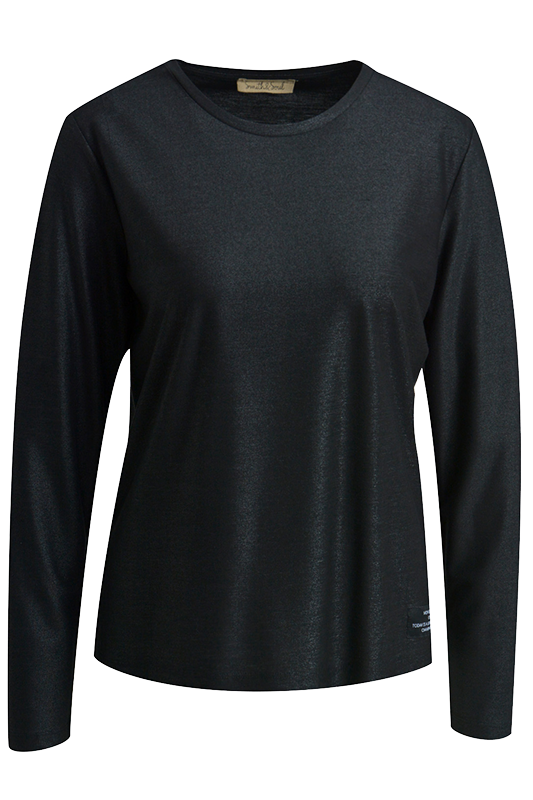 Smith & Soul Longsleeve glitzernd schwarz