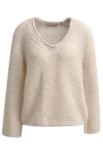 Wollpulli in Beige