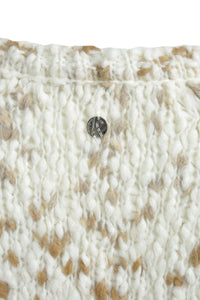 Smith & Soul Kurzarm-Pullover cream white