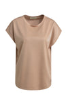 Smith & Soul, T-Shirt, Shirt, kurzärmlig, glänzend, caramel, braun