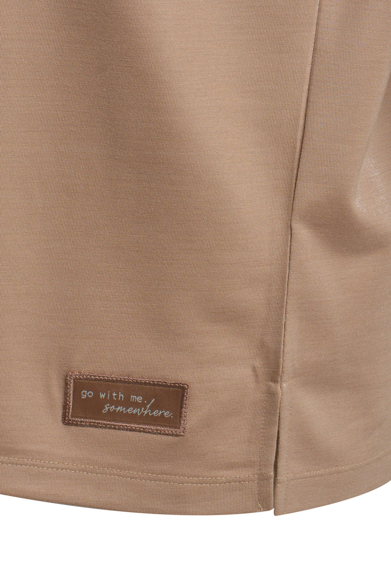 Smith & Soul T-Shirt caramel glänzend