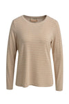 Smith & Soul Longsleeve beige gestreift