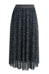 Smith & Soul, Rock, Mesh-Rock, marine print, Gummibund, Midilänge, wadenlang, transparent, Unterrock