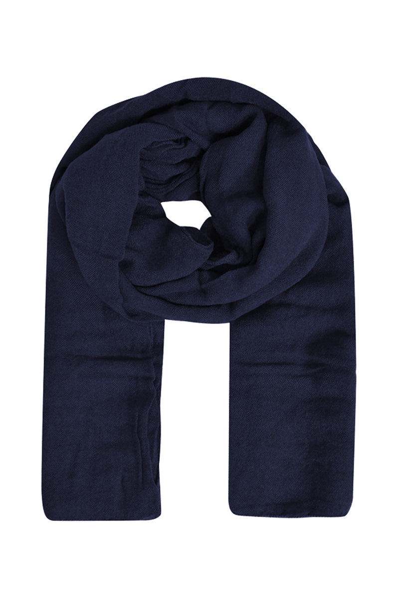 Smith & Soul, Schal, marine, blau, dunkelblau, Viskose. Wolle
